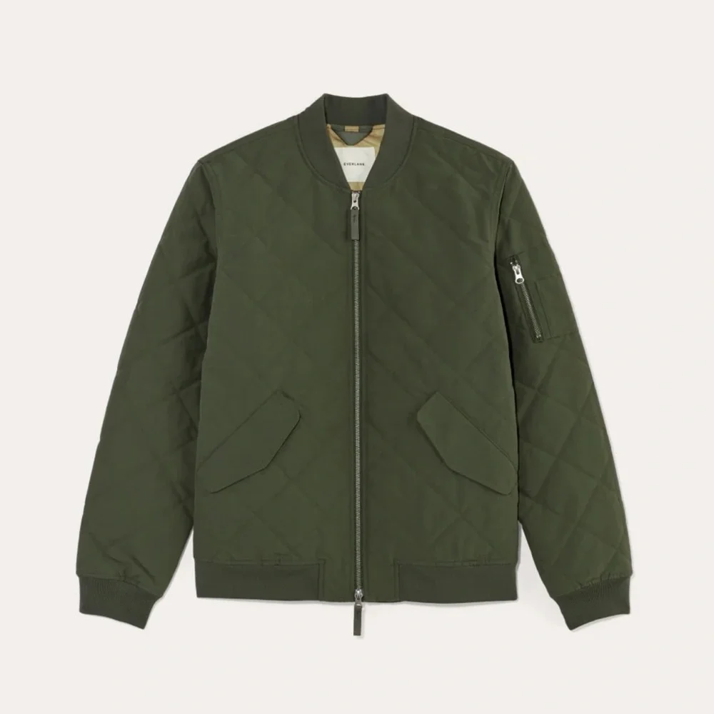 Men’s The Quilted Bomber Jacket Evereve - Picture 2 of 6